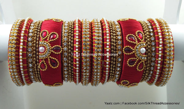 silk thread Grandeur Bangle Collections 