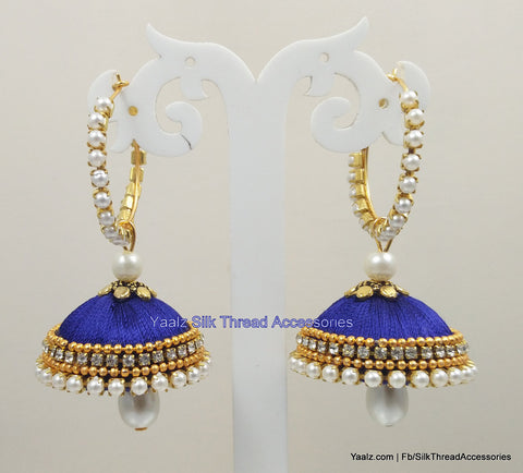 silk thread Grandeur Jumka Collections 