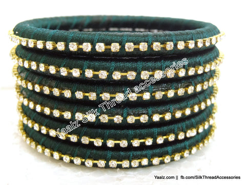 silk thread Assorted Bangle Collections 