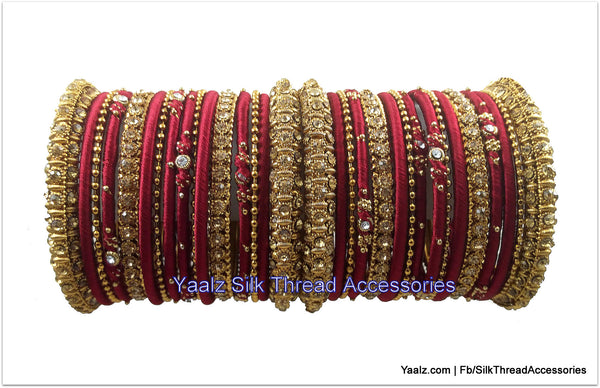 silk thread Grandeur Bangle Collections 