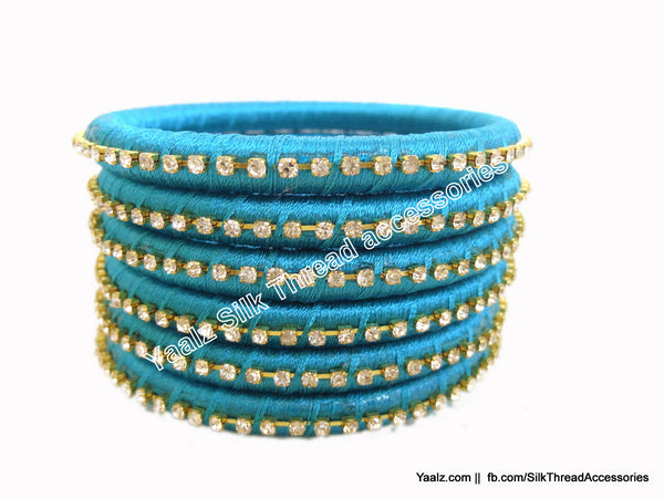 silk thread Assorted Bangle Collections 