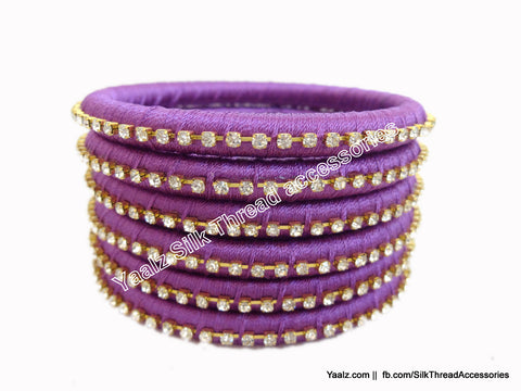 silk thread Assorted Bangle Collections 