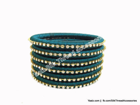 silk thread Assorted Bangle Collections 