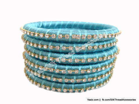 silk thread Assorted Bangle Collections 