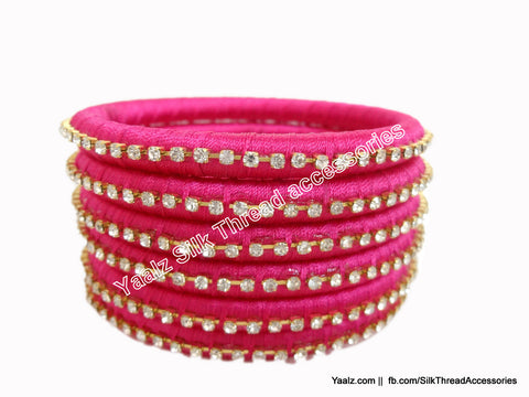 silk thread Assorted Bangle Collections 