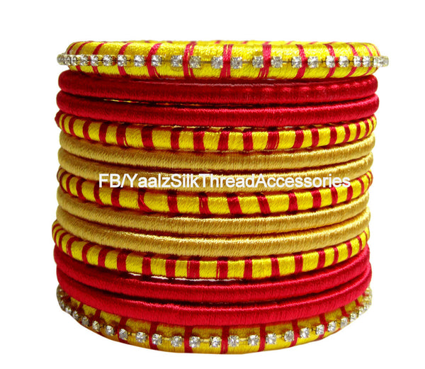 silk thread Assorted Bangle Collections 