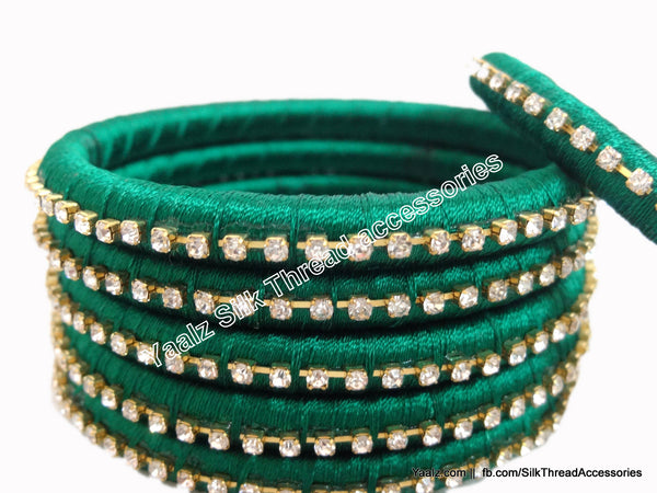 silk thread Assorted Bangle Collections 