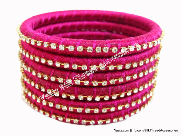 silk thread Assorted Bangle Collections 