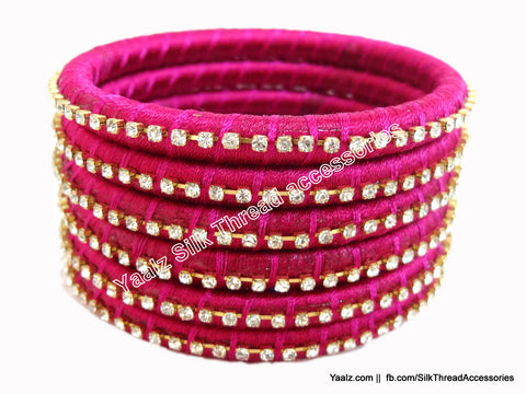 silk thread Assorted Bangle Collections 