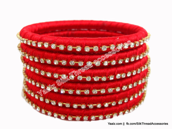 silk thread Assorted Bangle Collections 
