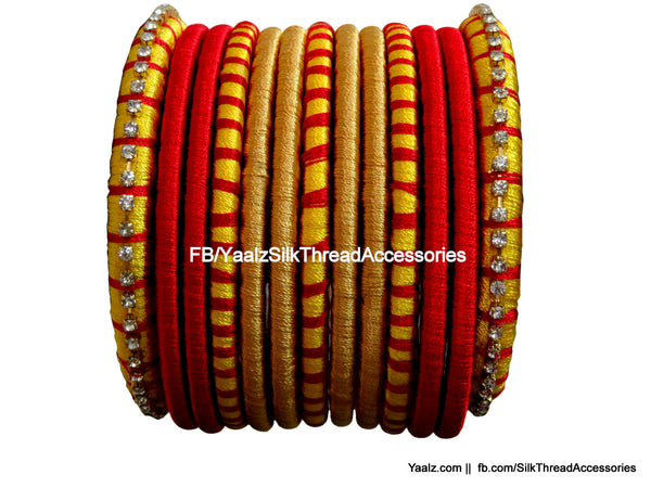 silk thread Assorted Bangle Collections 