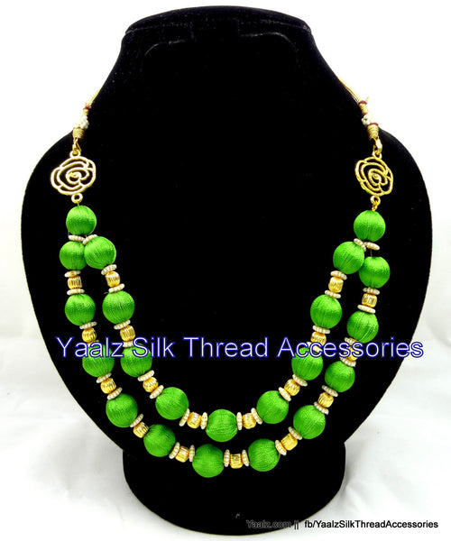 silk thread Necksets 