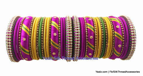 silk thread Grandeur Bangle Collections 