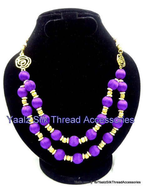 silk thread Necksets 
