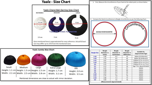 silk thread jewelry Bangle Earring Jumka-Yaalz Traditional Neckset & Matching Jumka in Red & White Colors.-YAALZ