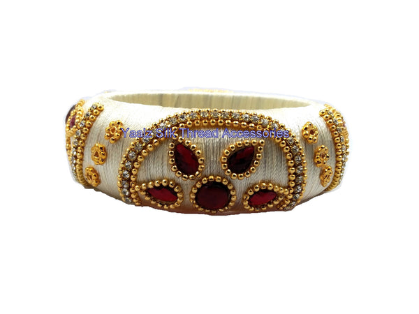 silk thread Single Bangle Collections 