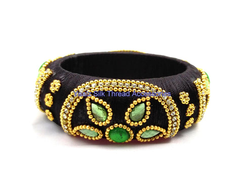 silk thread Single Bangle Collections 