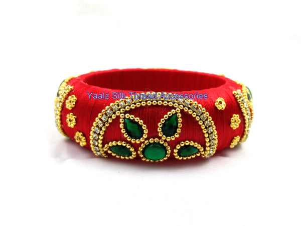silk thread Single Bangle Collections 