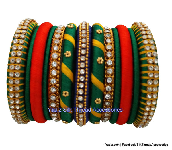 silk thread Grandeur Bangle Collections 