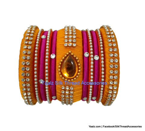 silk thread Grandeur Bangle Collections 