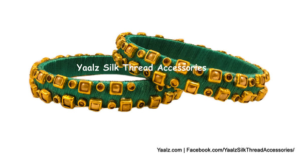 silk thread Single Bangle Collections 