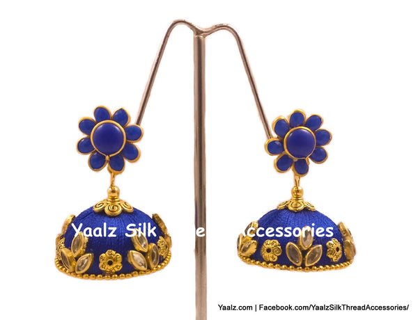 silk thread EARRING 