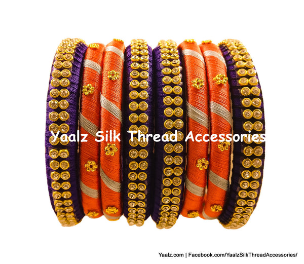 silk thread Grandeur Bangle Collections 