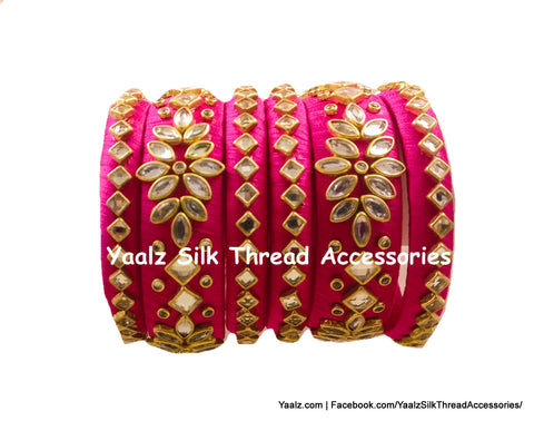 silk thread Grandeur Bangle Collections 