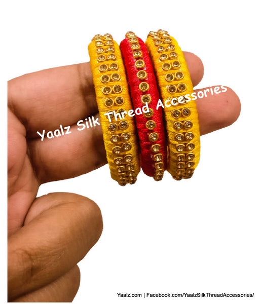 silk thread Grandeur Bangle Collections 