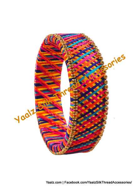 silk thread Checker Bangles 