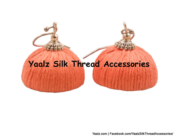 silk thread EARRING 
