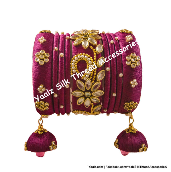 silk thread Grandeur Bangle Collections 