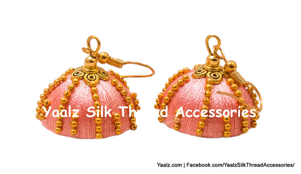 silk thread EARRING 