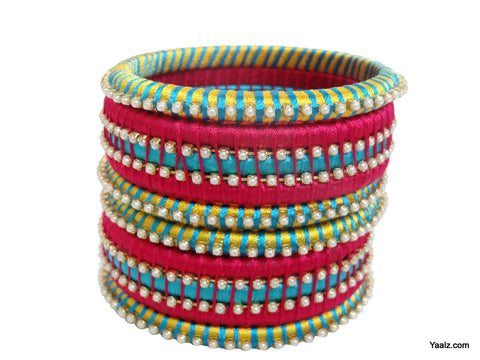 silk thread Office Wear Bangles 