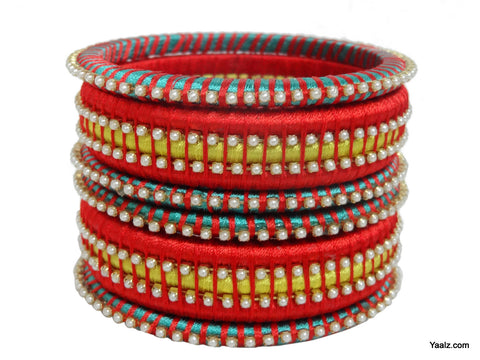 silk thread Office Wear Bangles 