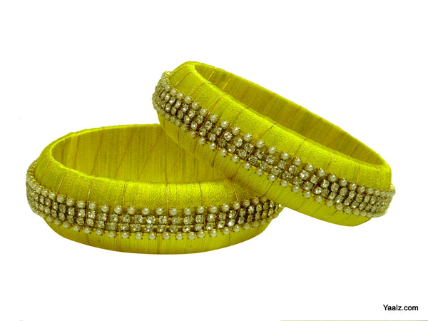 silk thread Single Bangle Collections 