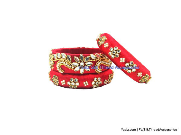 silk thread Grandeur Bangle Collections 