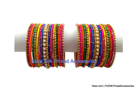 silk thread Grandeur Bangle Collections 