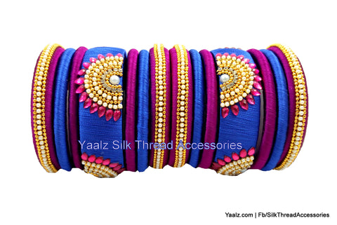 silk thread Grandeur Bangle Collections 
