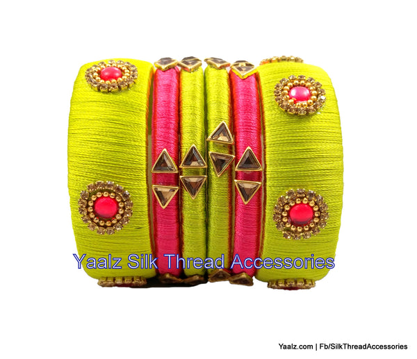 silk thread Grandeur Bangle Collections 