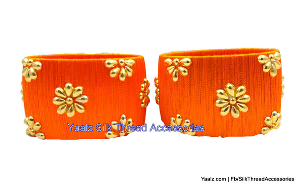 silk thread Single Bangle Collections 
