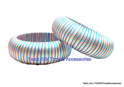 silk thread Single Bangle Collections 