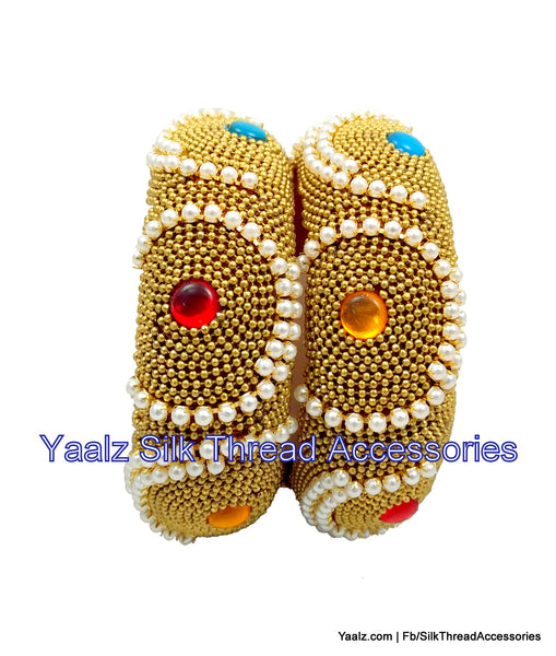 silk thread Single Bangle Collections 
