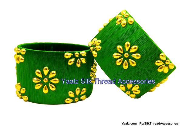 silk thread Single Bangle Collections 