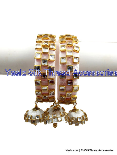 silk thread Single Bangle Collections 