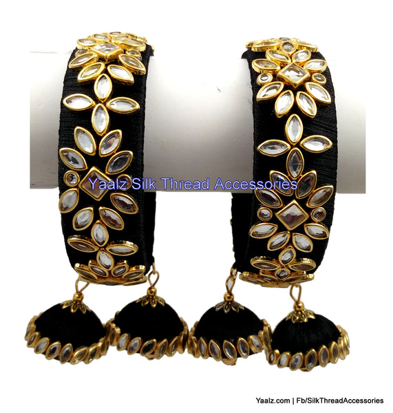 silk thread Single Bangle Collections 