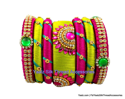 silk thread Grandeur Bangle Collections 