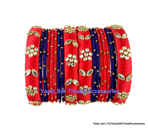 silk thread Grandeur Bangle Collections 