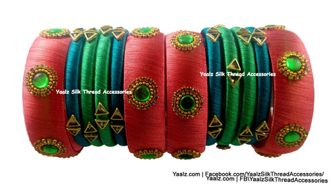 silk thread Grandeur Bangle Collections 