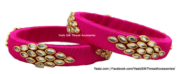silk thread Single Bangle Collections 